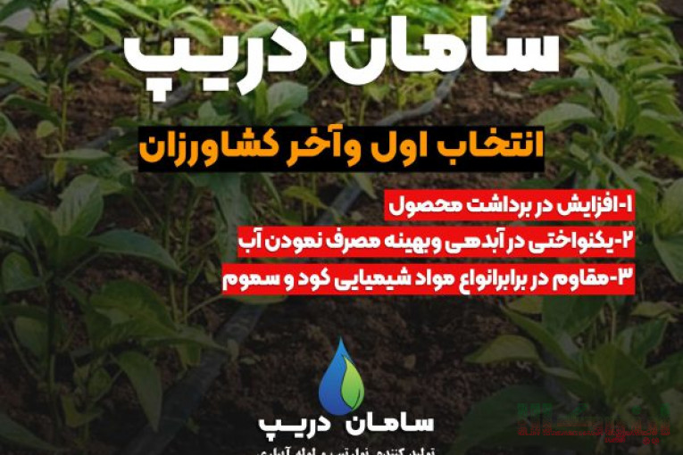 نوار تیپ آبیاری سایز 10 و 20 سامان دریپ