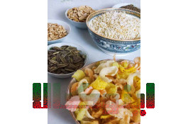 پک تنقلات سالم و ژیمی،برنجک و گندمک،شاهدانه، بادام پرک،مغز تخمه،پفک هندی بدون روغن و….