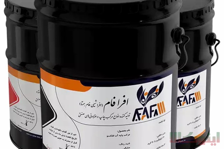 مرکب چاپ پایه آب فلکسو کارتن رنگ مشکی