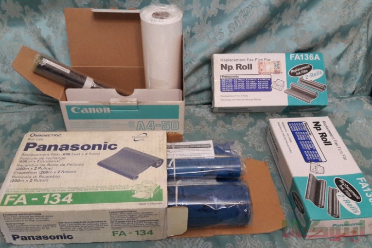 رول کارتریج- کاربن(فیلم) و کاغذ حرارتی فاکس و پرینتر