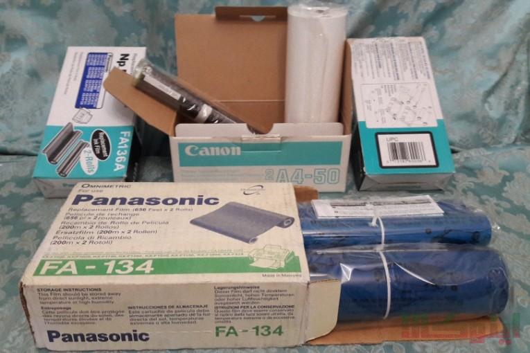 رول کارتریج- کاربن(فیلم) و کاغذ حرارتی فاکس و پرینتر