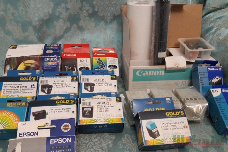 رول کارتریج- کاربن(فیلم) و کاغذ حرارتی فاکس و پرینتر