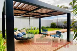 طراحی و اجرای انواع سقف و شیروانی تاب و باربیکیو و الاچیق و میز و صندلی چوبی وفلزی