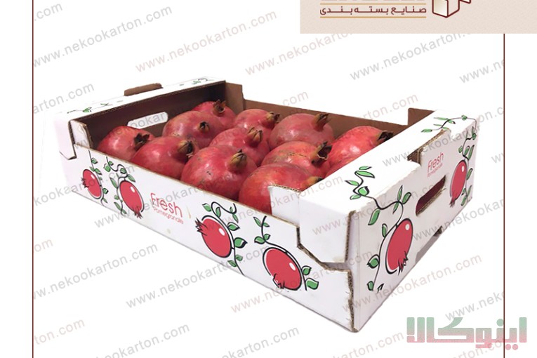 کارتن انار صادراتی ، لیبل انار